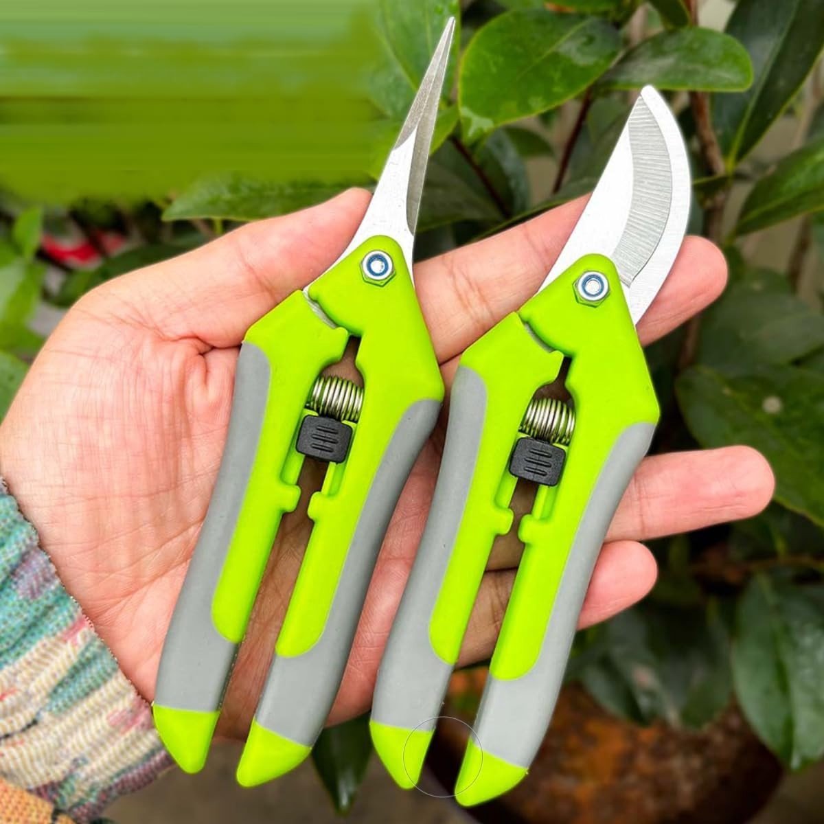 Dailygoods - Set van 2 tuinschaar, roestvrij staal voor tuinieren