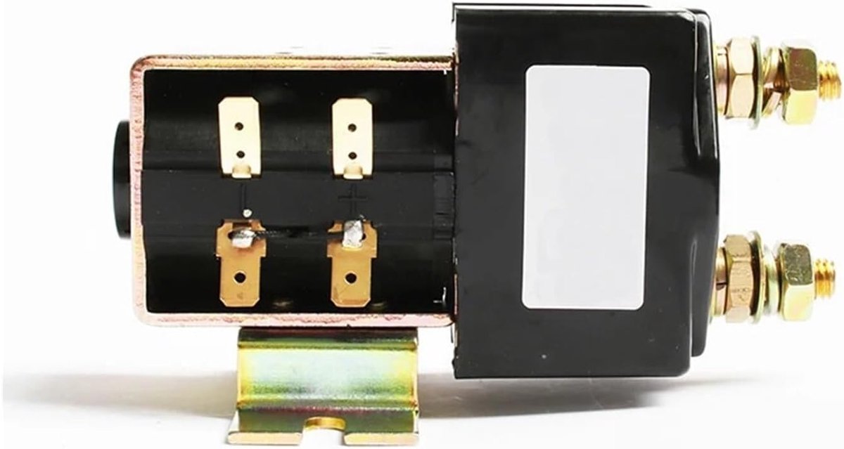 Magneetschakelaar - Stroomrelais - Elektrische Besturing - Normaal Open Contact - 500A 24V - Zilver