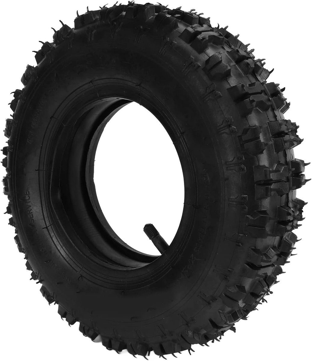 Binnenband Buitenband - Rubberen Band - Off-road Rijden - Sterke Grip - 4.10-6 - Zwart