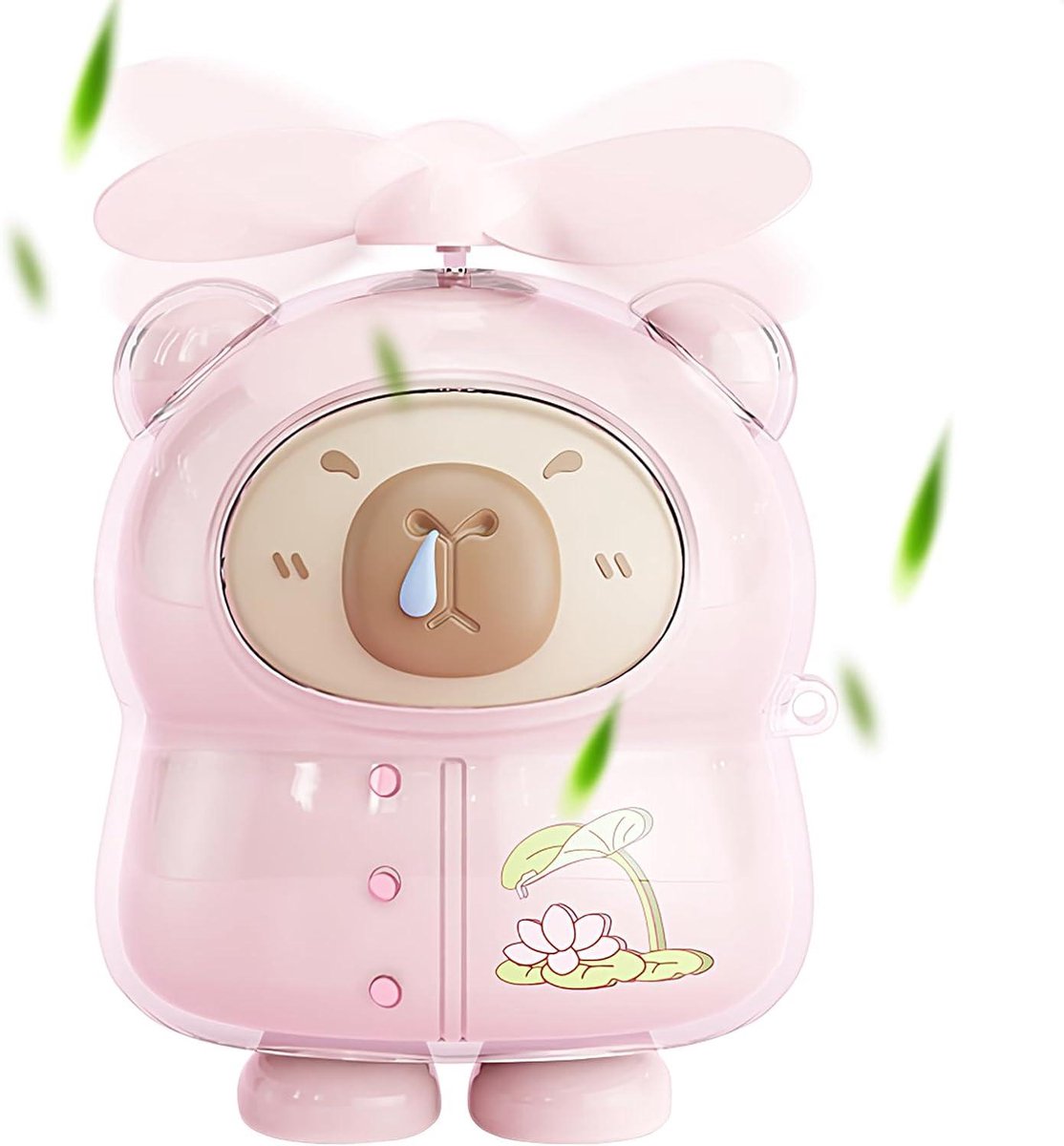 Draagbare Ventilator - Mini Koeler - Persoonlijk Comfort - Stil Ontwerp - 6.5 cm - Roze