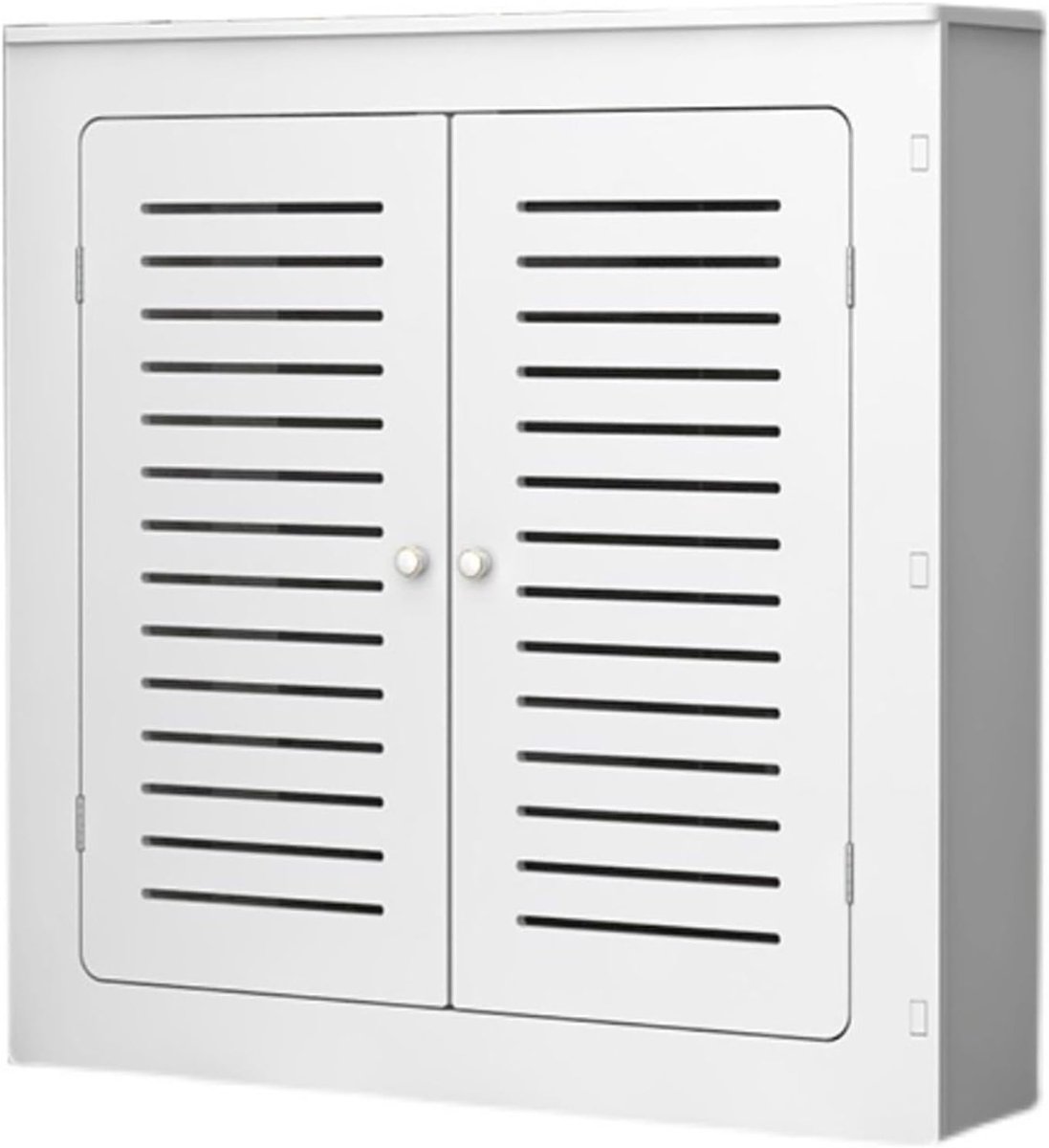 Radiatorafdekking - Verwarmingskast - Woonkamer Decoratie - Extra Opbergruimte - 70x80x20cm - Wit