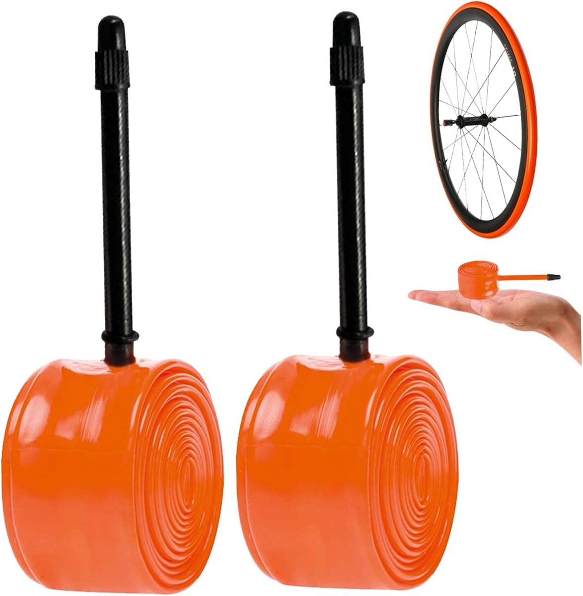 Binnenband Racefiets - TPU Binnenband - Fietsen Onderhoud - Lichtgewicht Ontwerp - 700x18-32c - Oranje