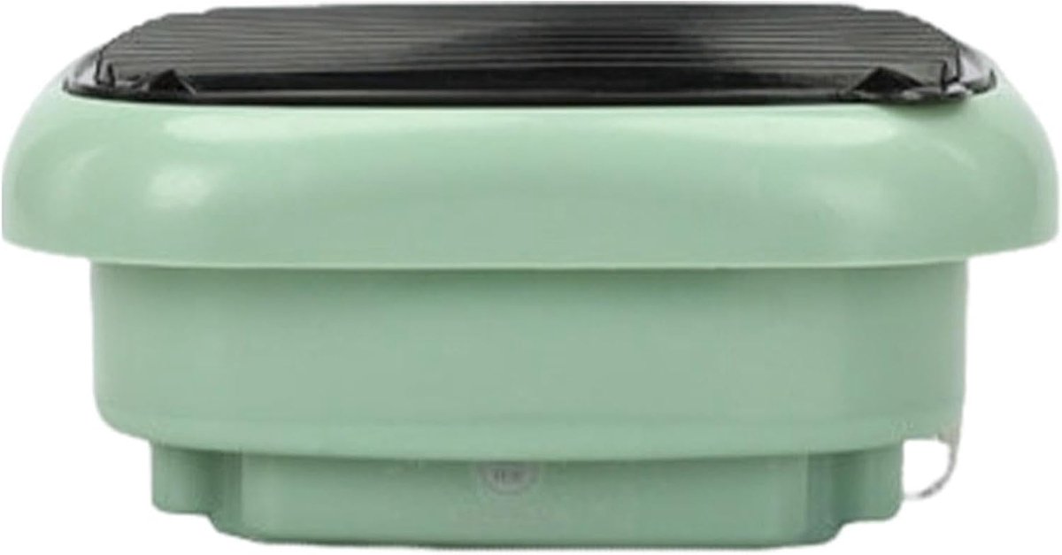 Draagbare Wasmachine Opvouwbare Wasmachine Kleine Wasjes Inclusief Afvoermand 5.5L Groen
