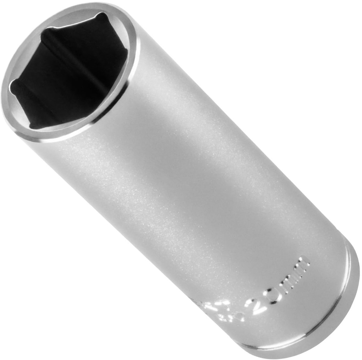 Dailygoods- Steeksleutel 1/2" - Zeskantsleutel - Chroom-vanadium staal - Maten 8-32 mm - Totale lengte 78 mm - Duurzaam en robuust - Dopsleutel