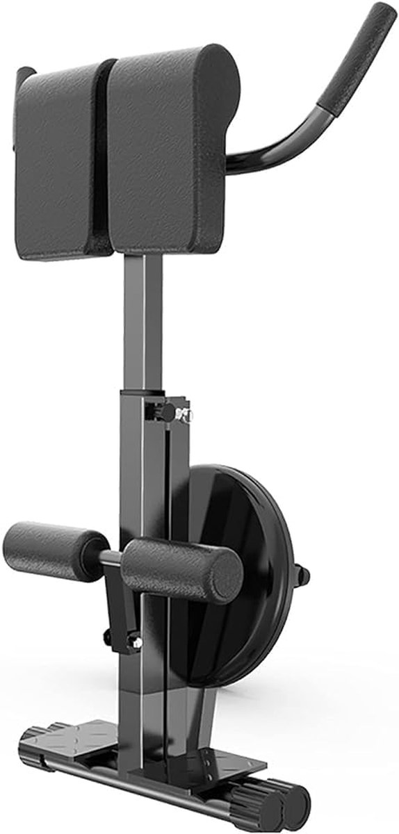 Romeinse Stoel - Fitness Bank - Kracht Training - Verstelbaar & Opvouwbaar - 117 x 55 cm - Zwart