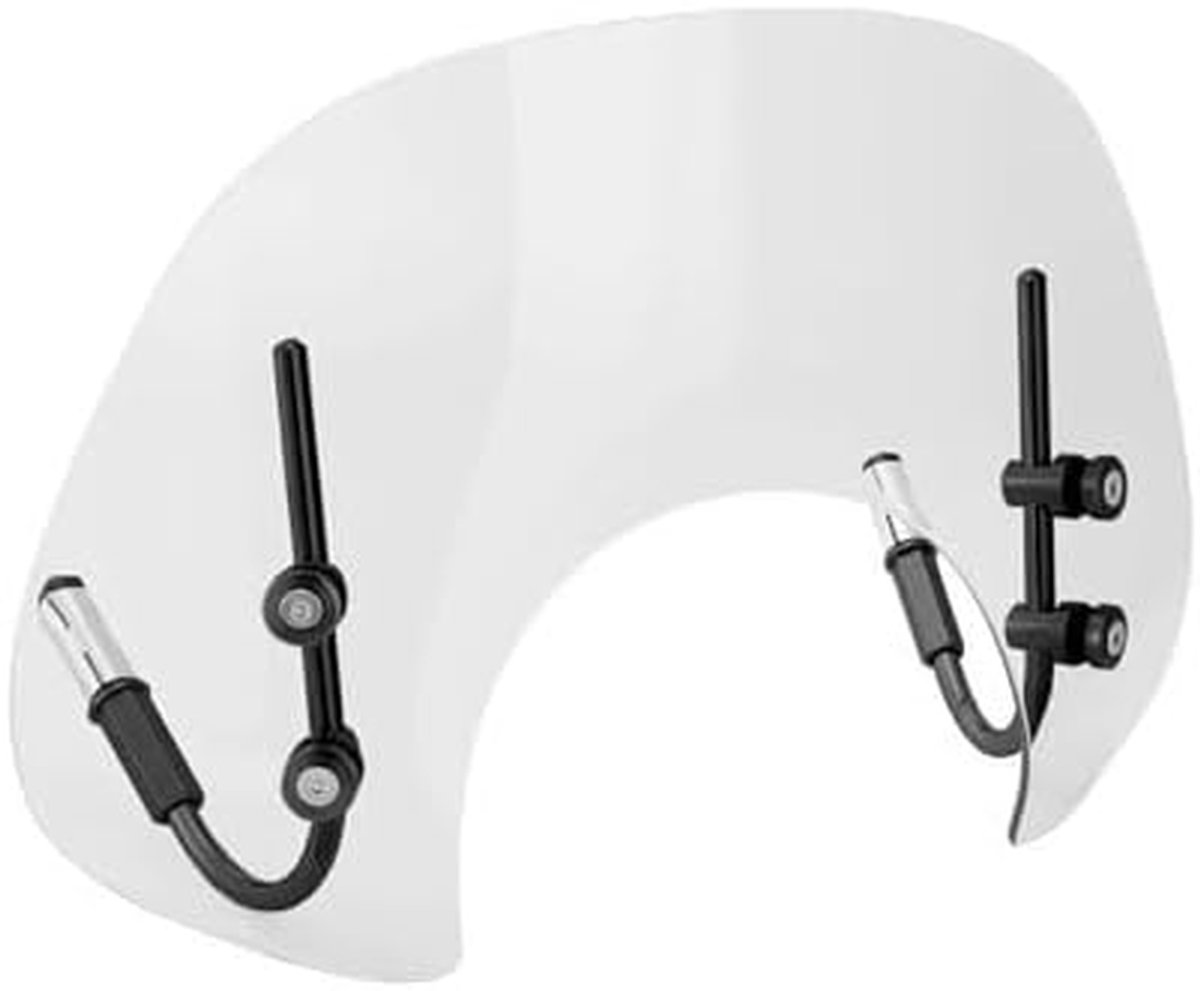 Scooter Windscherm - Motor Windvanger - Comfortabel Rijden - Verhoogde Windbescherming - ABS Plastic - Transparant