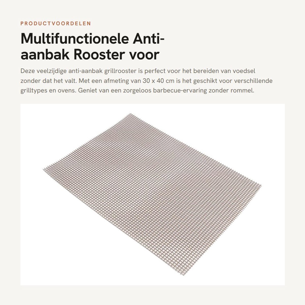 Dailygoods - Multifunctionele Anti-aanbak Rooster voor Barbecue en Grill