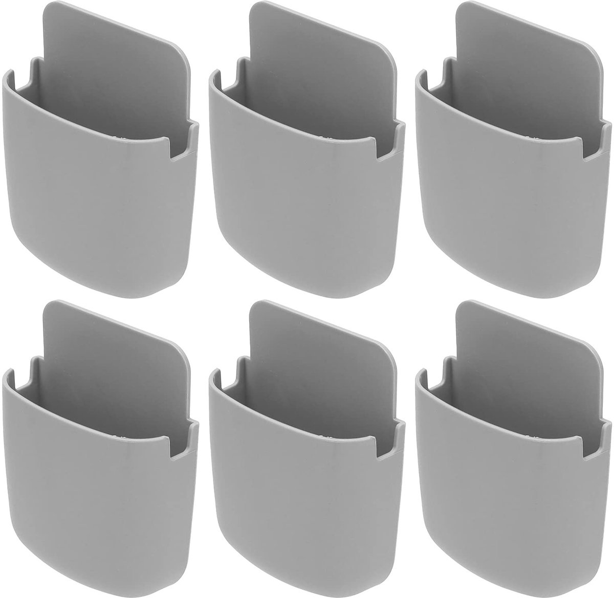 Dailygoods - Set van 6 Afstandsbedieninghouders voor Wandmontage