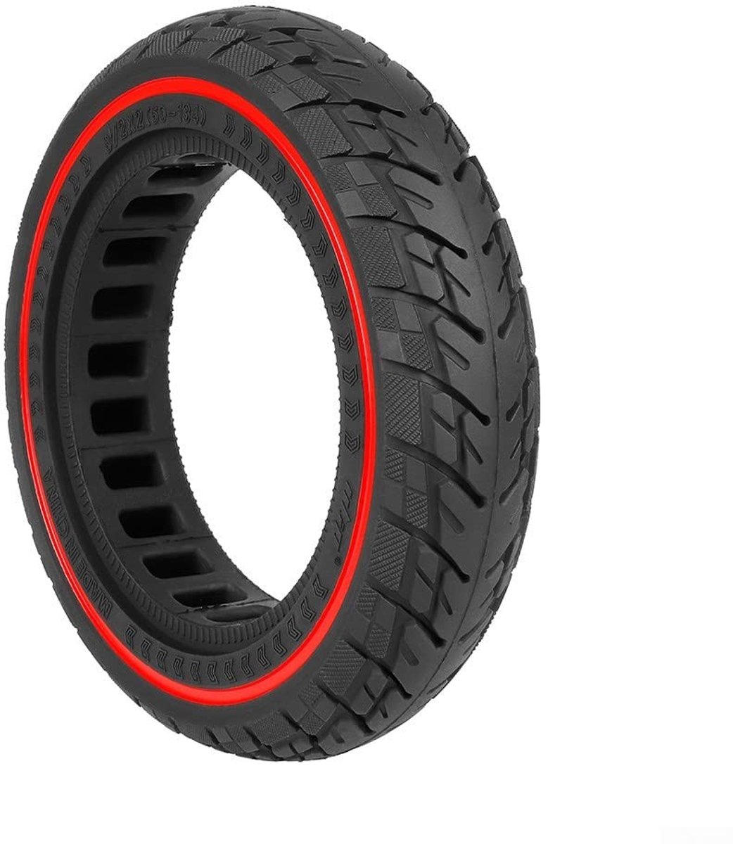 Dailygoods - 8,5 Inch Massieve Band - Vervangende Band voor Elektrische Scooter - Zwart - Duurzaam en Praktisch - Geschikt voor 9