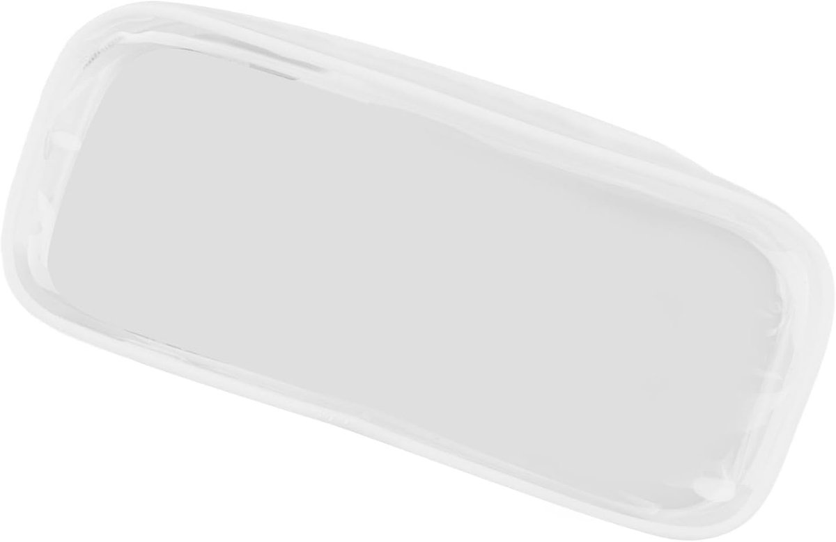 PVC Etui - Transparant Hoesje - Schrijfgerei Opbergen - Waterbestendig Materiaal - Dun Compact - Wit