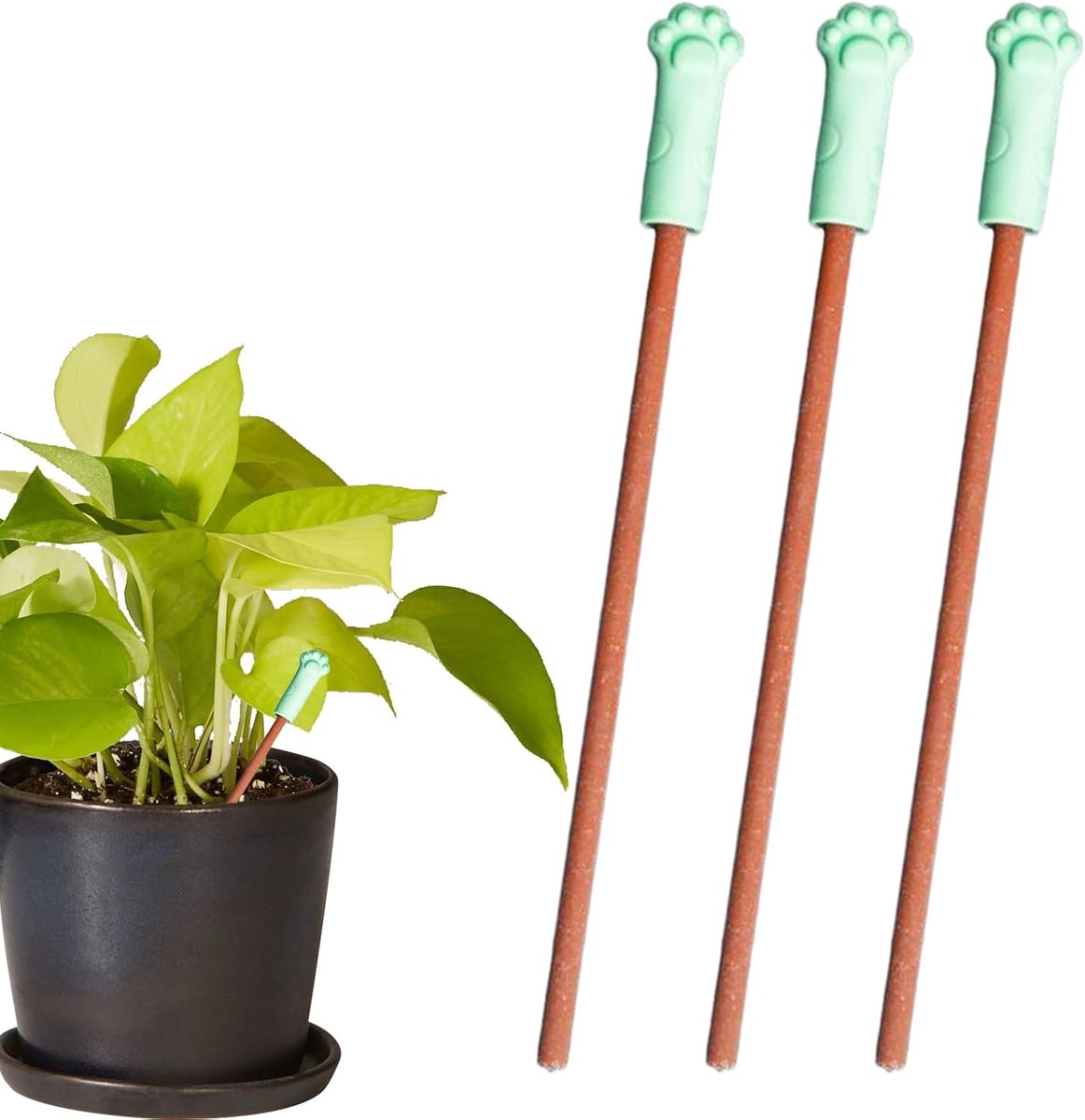 Bodemtester Set - Grondvochtmeter - Planten Verzorgen - Batterijvrij Kleisensor - 3 Stuks - Multicolor