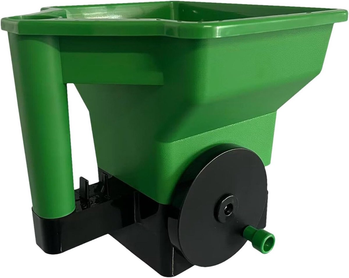 Handstrooier Tuin - Zaadstrooier Gras - Gelijkmatig Verdelen - Anti-verstopping Hopper - 20 x 21 x 24 cm - Grijs