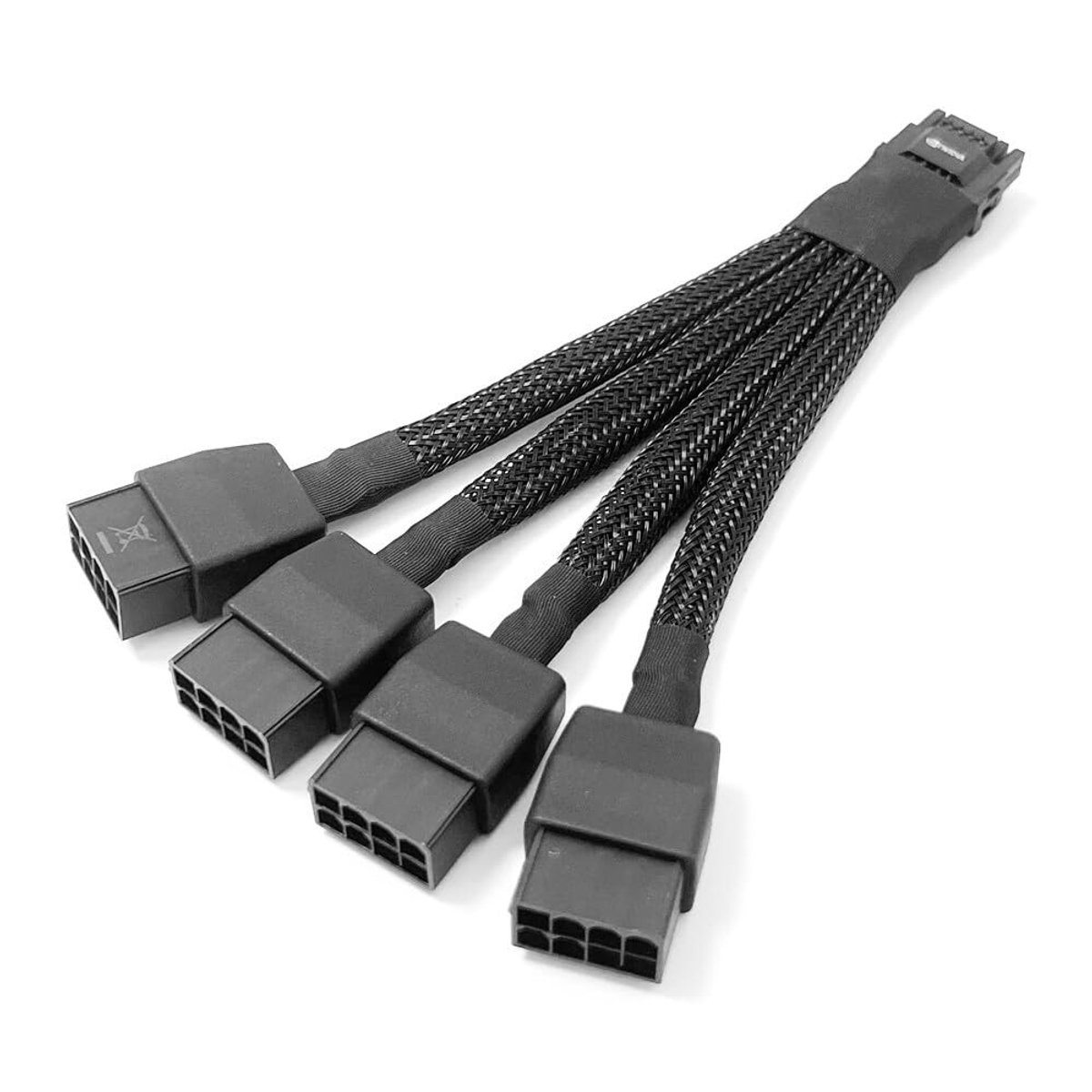 Dailygoods- Voedingskabel 16Awg 4x 8pins - C13 Kabel - Compatibel met