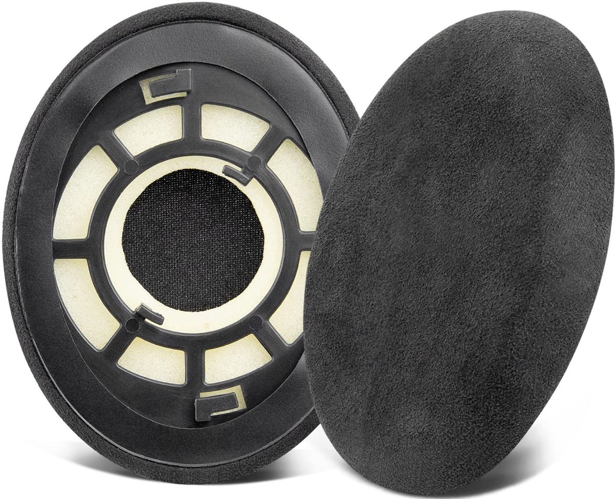 Dailygoods - SOULWIT velours vervangende hoofdtelefoon voor Sennheiser RS120, HDR120, RS100, RS110, RS115, RS117, RS119, RS135 Hoofdtelefoon, oorkussens voor HDR 120/RS 120/RS 120/RS 120/RS 120II/RS 110/RS 135