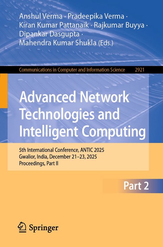 Springer Nature Proceedings Computer Science 2 - Advanced Ne ... - cover