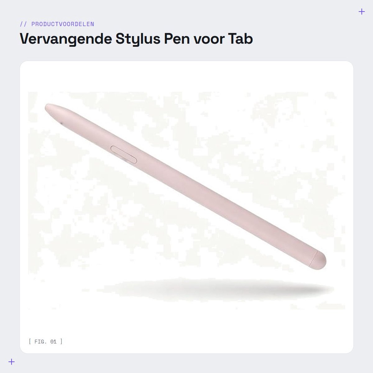 Dailygoods- Stylus Pen Vervanging - Touch Pen - Geschikt voor Tablet S6 Lite 10.4in - Premium Plastic - Natuurlijke Greep - Drukgevoeligheid - Tekenpen