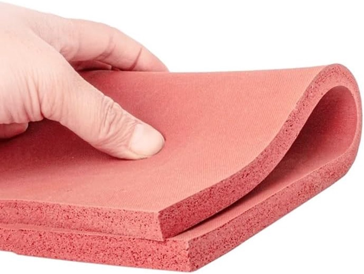 Schuimrubber Plaat - Siliconen Spons - Diverse Toepassingen - Vlamvertragend - 250x250mm - Zwart
