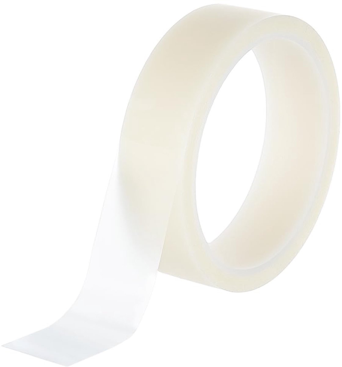 Dailygoods- Boekreparatietape 18,28 m - Maïskleurig Kunststof Tape - 25,5 mm Breed - Voor Repareren van Boekomslagen - Cadeaupapierlint - Transparant - Reparatietape