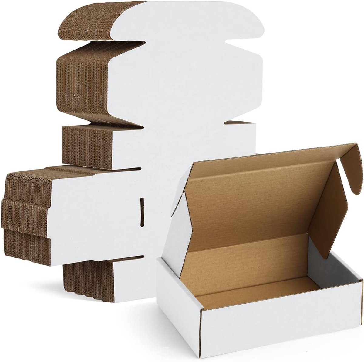 Kleine Verzenddozen 9x6x2 Inch - 25 Stuks Kartonnen Verpakkingen voor Bedrijven