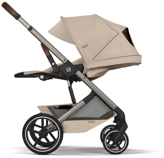 Cybex Balios S Lux - kinderwagen - 2-in-1 - Almond Beige - met opvouwbare wieg - 2026 van Cybex — afbeelding 2