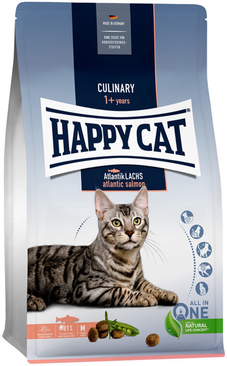 Happy Cat Happy Cat Culinairy Atlantische Zalm - 1,3kg