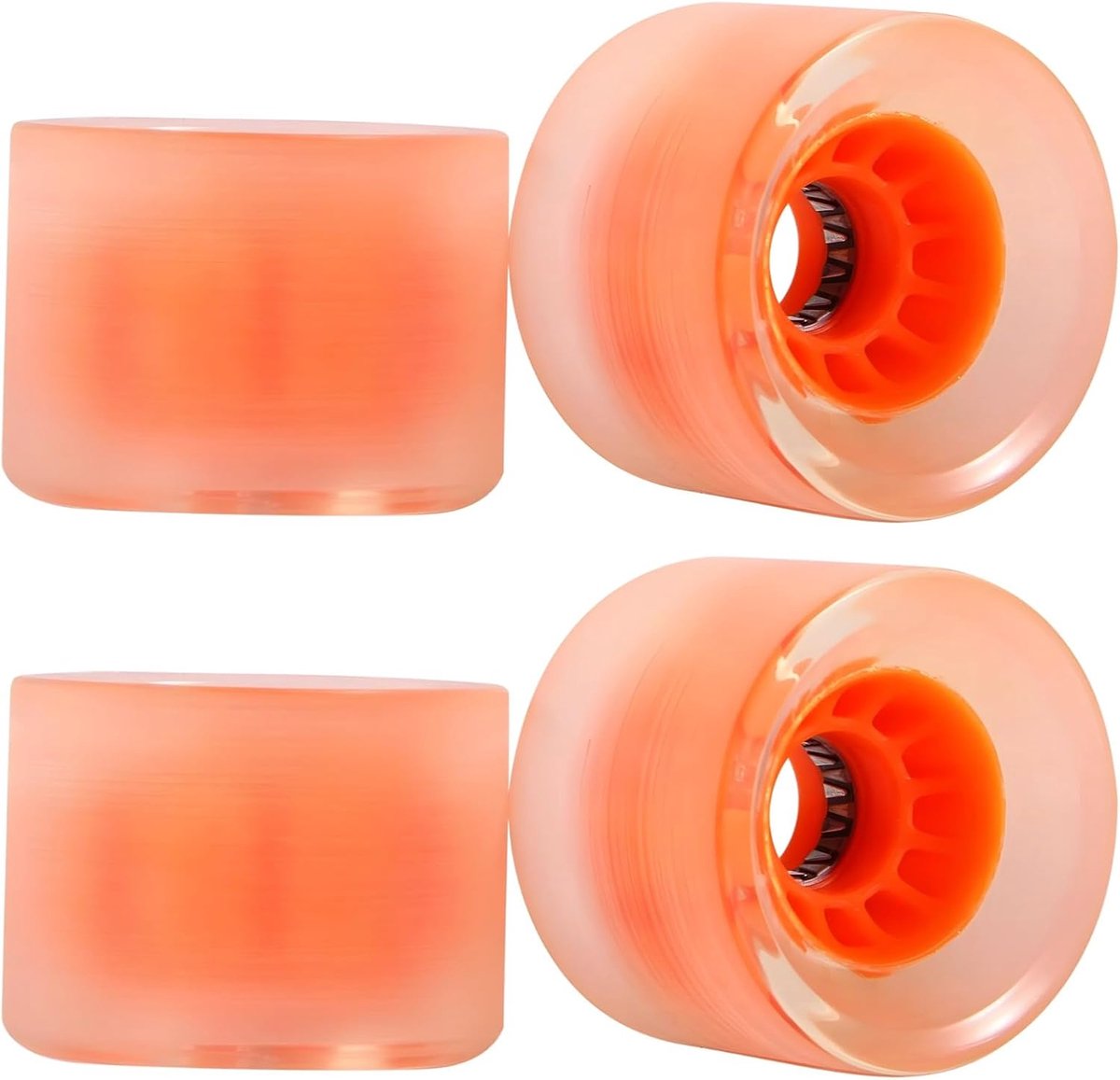 Skateboard Wielen Cruiser Wielen Soepel Rijden Geïntegreerde LED Verlichting 2.75 x 2 inch