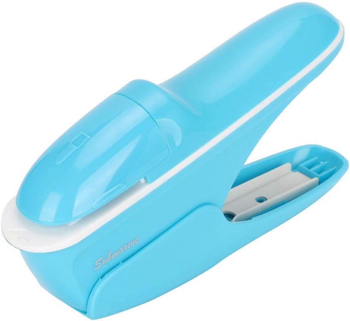 Niet-vrije Nietmachine - Boekbinder Handgereedschap - Papier Binden - Milieuvriendelijk Ontwerp - 8 Vel Papier - Blauw
