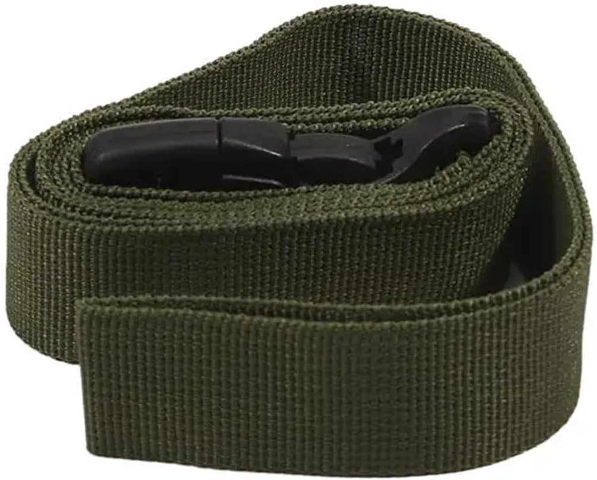 Spanbanden Nylon - Bagageriemen Verstelbaar - Bagage Zekeren - Koppelbaar Ontwerp - 129 cm x 25 cm - Groen