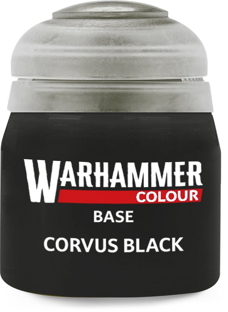 Warhammer Colour Base: Corvus Black (12ml)
