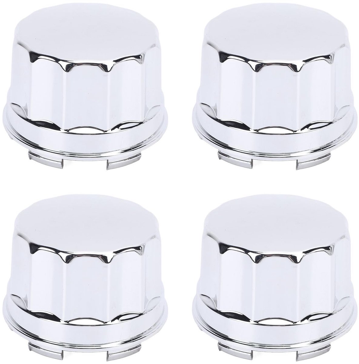 Dailygoods- Velgmiddenkapafdekking krasbestendig - Naafdoppen 4 stuks - Lichtmetalen wielen 8/10/12/14 inch - ATV/Quad - Sportieve look - Bescherming tegen stof en krassen - Naafdop