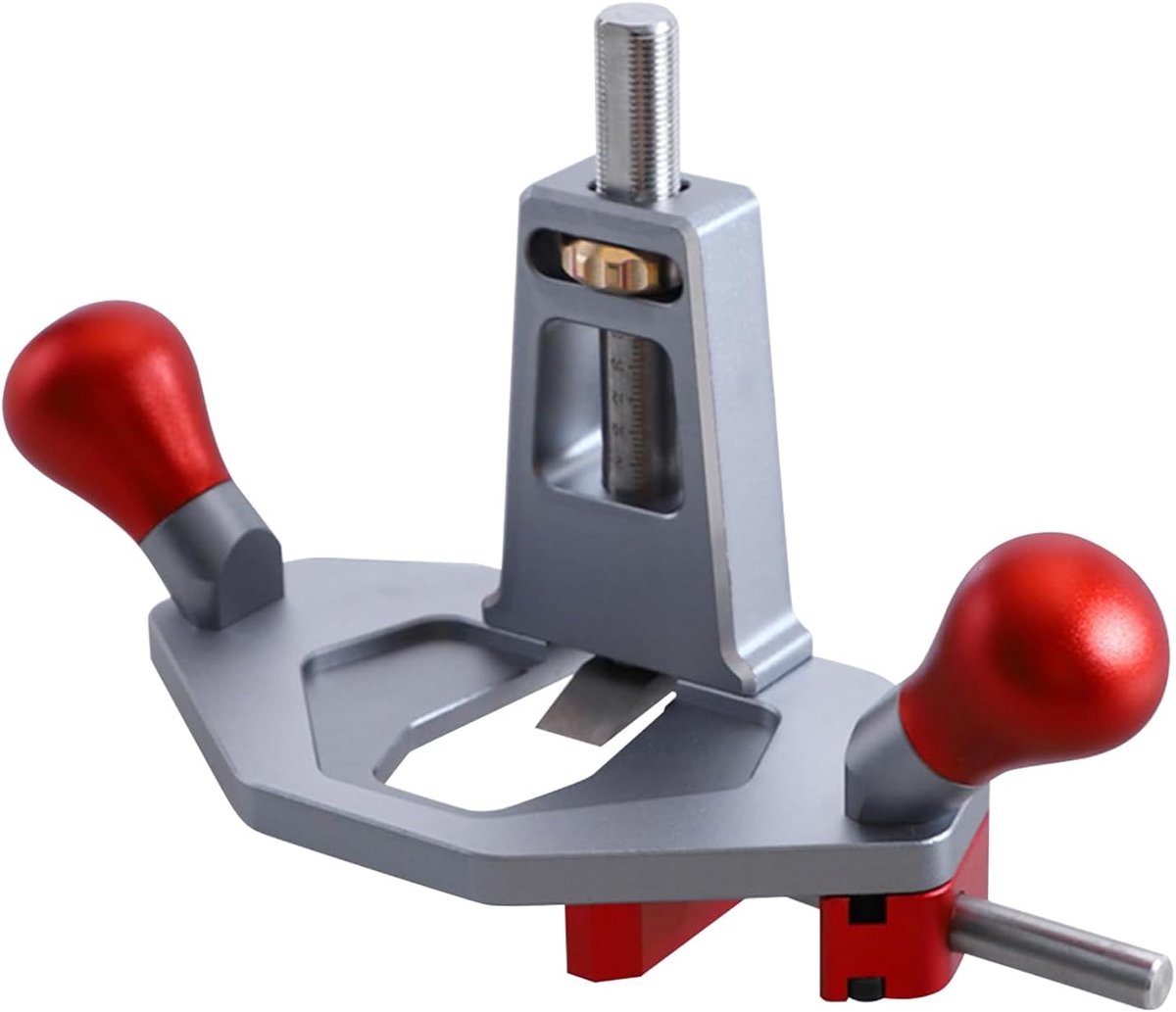 Schouderfrees - Hand Router - Houtbewerking Precisie - Verstelbare Diepte - 600g - Zilver