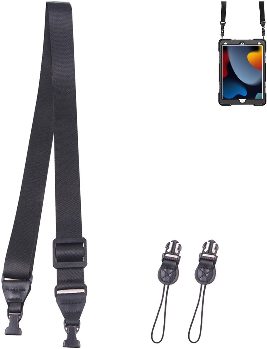 Dailygoods- Schouderriem verstelbaar - Vervangbare tasriem - Draagriem camera - Draagriem verrekijker - Antislip - Snelsluiting 90-145 cm