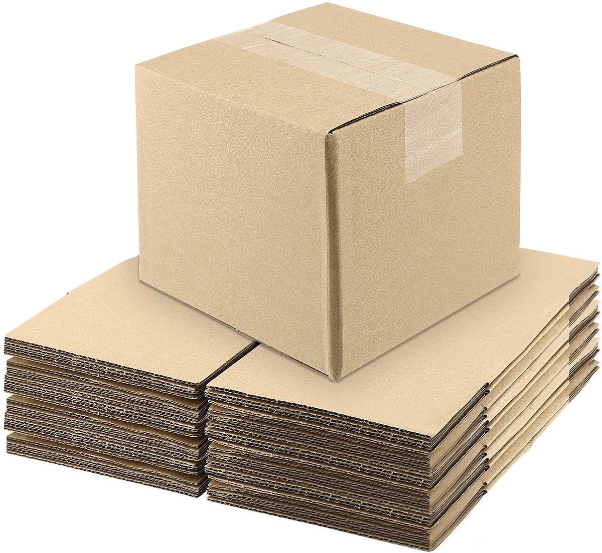 Dailygoods - Kartonnen Dozen Vierkant 6" x 6" x 6" - Verpakking Dozen voor Verzending