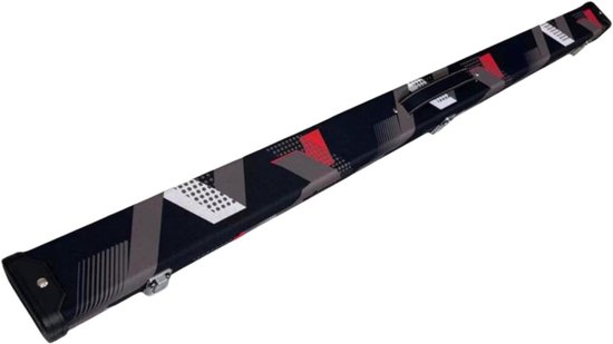 Biljartkeu Koffer - Keu Tas - Biljart Spelen - Duurzaam PU Materiaal - 120 cm Lang - Zwart — afbeelding 3