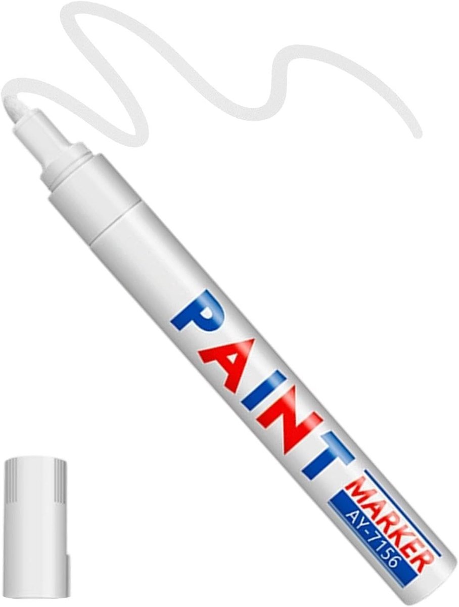 Permanente Marker - Verfstift Goud - Decoratieve Inscripties Maken - Waterdicht en Vervagingsbestendig - 15.5 x 2 x 2 cm