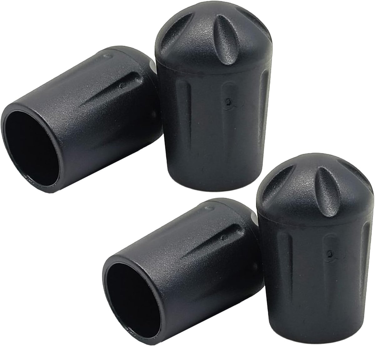 Stoelpoten Beschermers - Vloerbeschermers Meubels - Vloeren Beschermen - Schokabsorberend Materiaal - 4 Stuks - Zwart