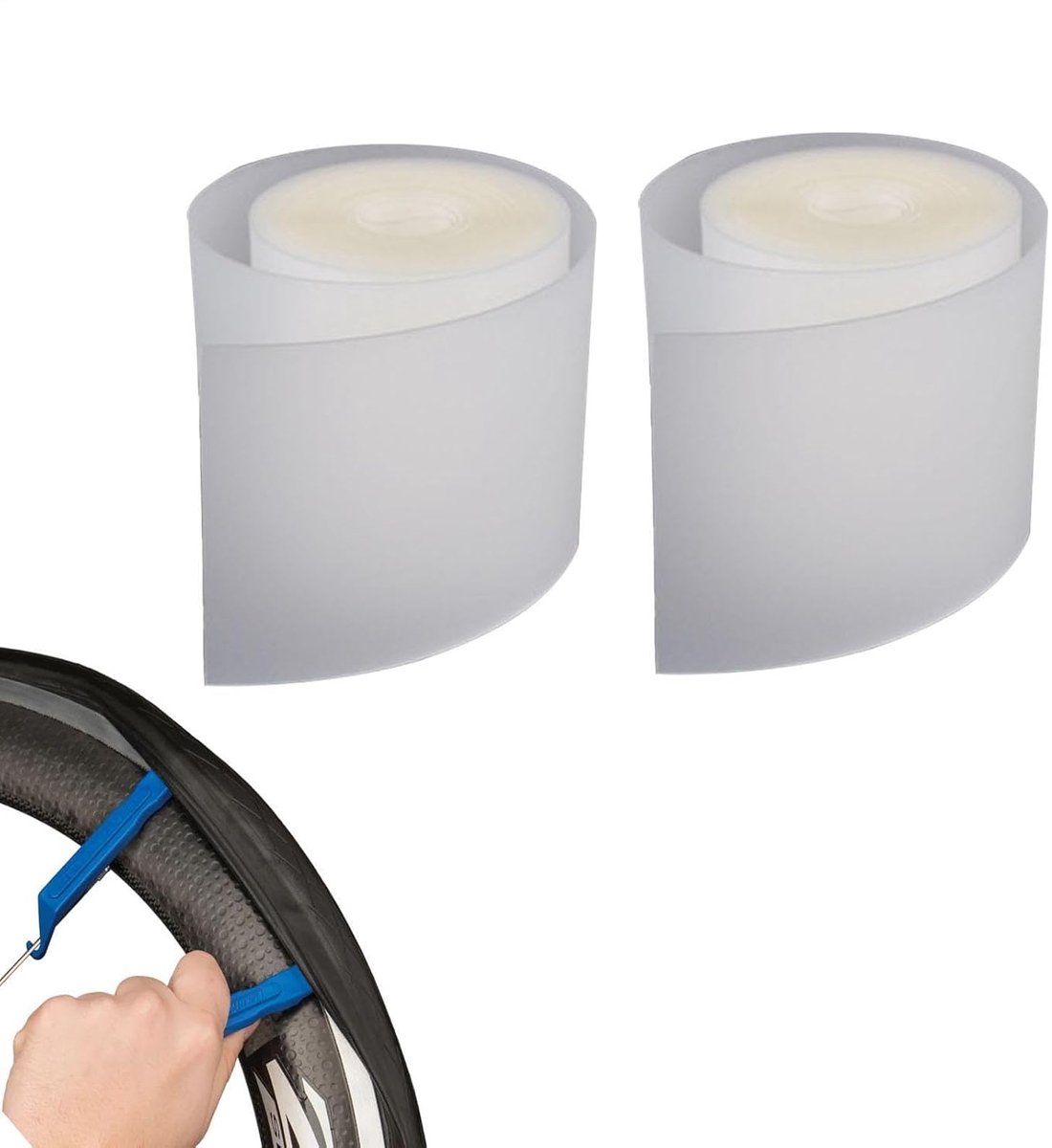 Bandenhoes Fietsbanden - Lekvrije Riem - Fietsen Beschermen - Sterke Lekbescherming - 2 Stuks - Zwart