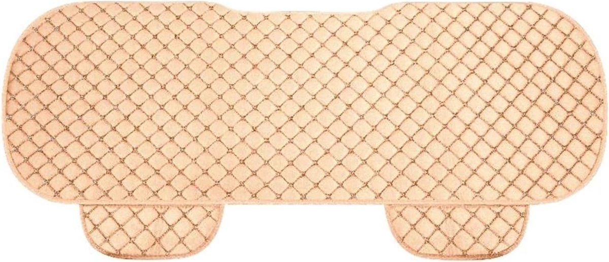 Autostoelbeschermer - Stoelhoes Kussen - Auto Interieur - Universeel Passend - 1 Stuk - Beige