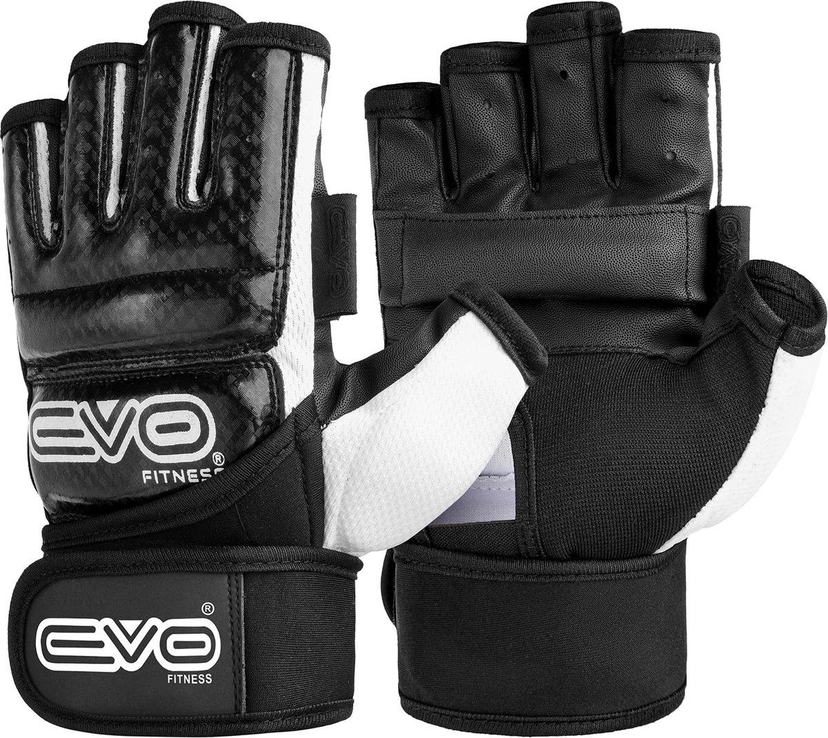 EVO Fitness MMA Handschoenen Heren Vrouwen Muay Thai Gel Kickboksen Grappling Sparring Training UFC Kooi Vechten - ShopVlot