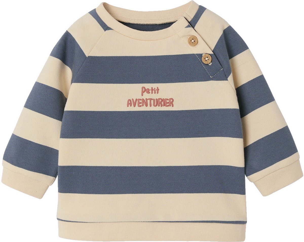 Vertbaudet Gestreept sweatshirt van molton baby