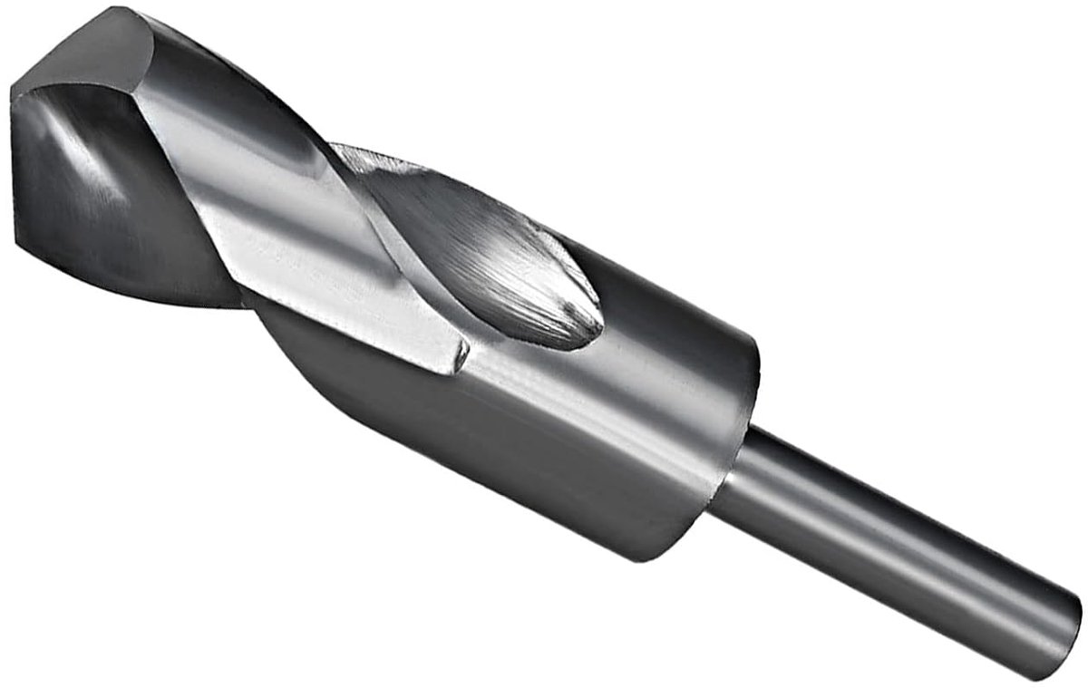 Spiraalboor 32 mm - nitride gecoat - 1/2 inch schacht - ideaal voor metaal en hout - ShopVlot