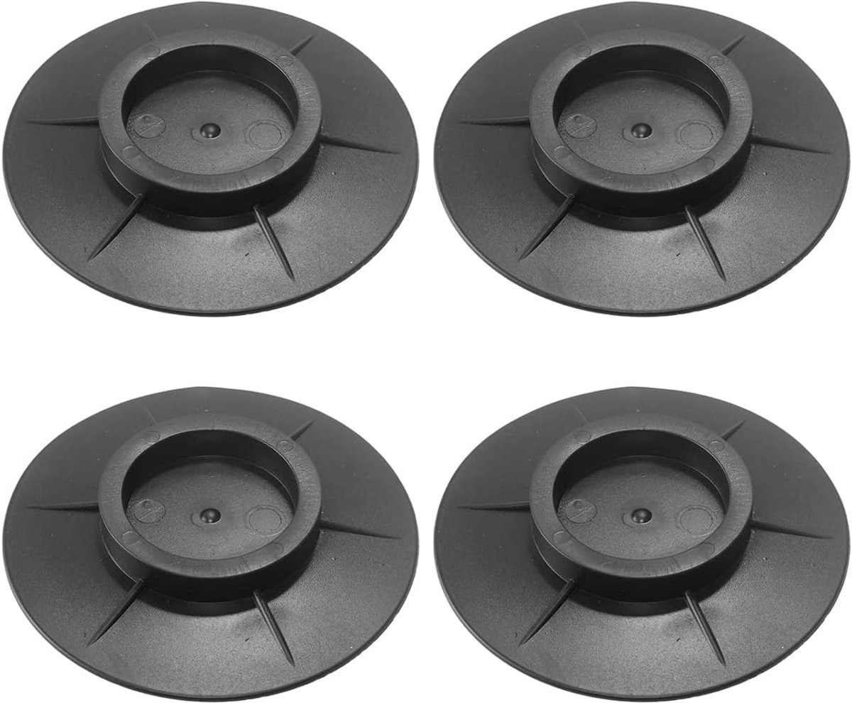 Antislip voetkussens 4 stuks - rubberen pads - schokabsorberend - voor stabiele wasmachine en droger - ShopVlot