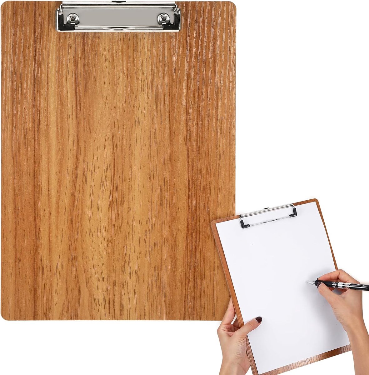 Clipboard A4 wood, 1 piece cherry wood color clipboards A4, clipboard for drawing and writing are used, clipboard wood - ShopVlot