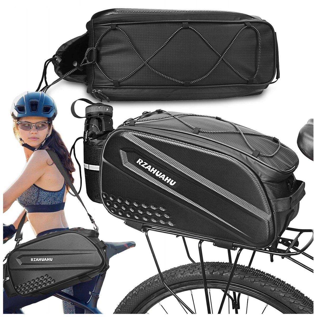 Waterdichte Fietstas Achterop Bagagedrager 10L - Ruim & Praktisch