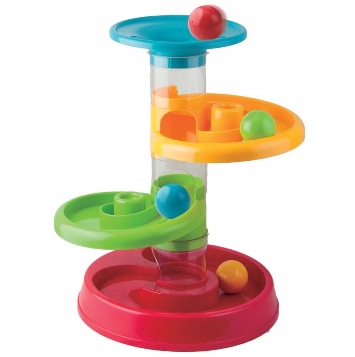 Sensory ball drop speelgoed, 35cm, 4 ballen, voor 12+ maanden