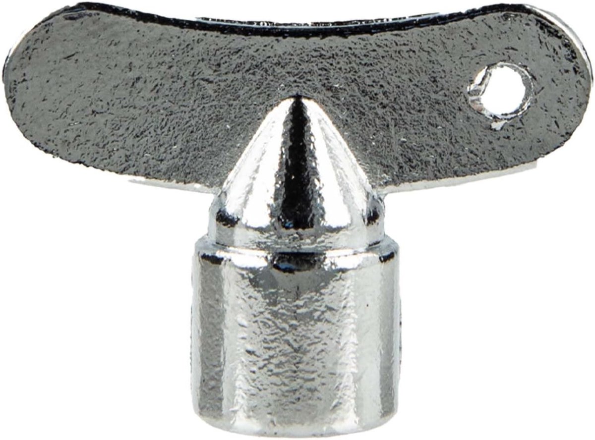 Buitenkraan sleutel - Chroom - 6 mm Binnenvierkant - Metalen Dopsleutel voor Afvoerventielen en Tapkranen