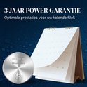 CR2450 3V lithium batterij, ideaal voor kalenderklokken met 3 jaar power garantie.