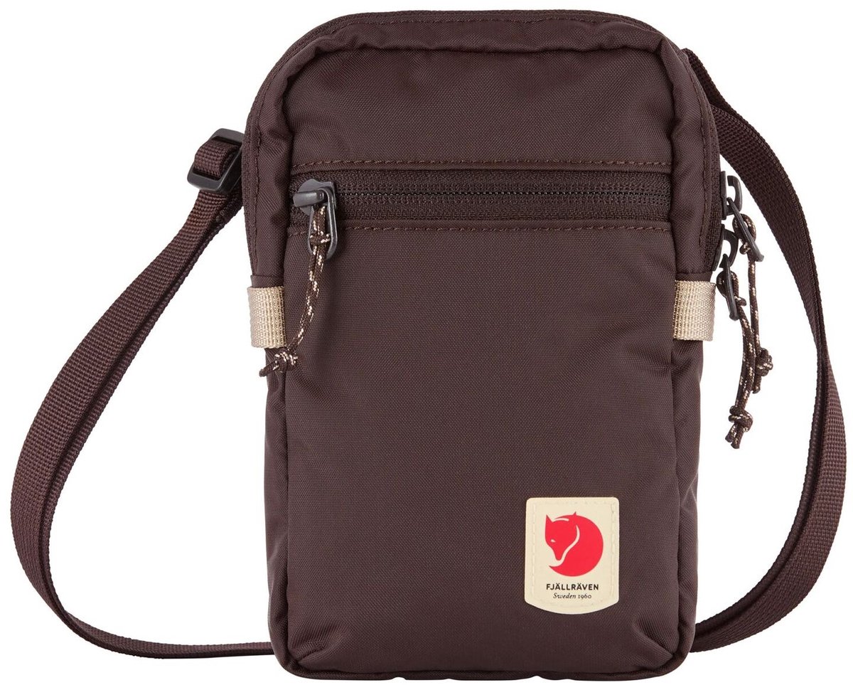 Fjällräven schoudertas gordeltas High Coast Pocket Black Oak donkerbruin