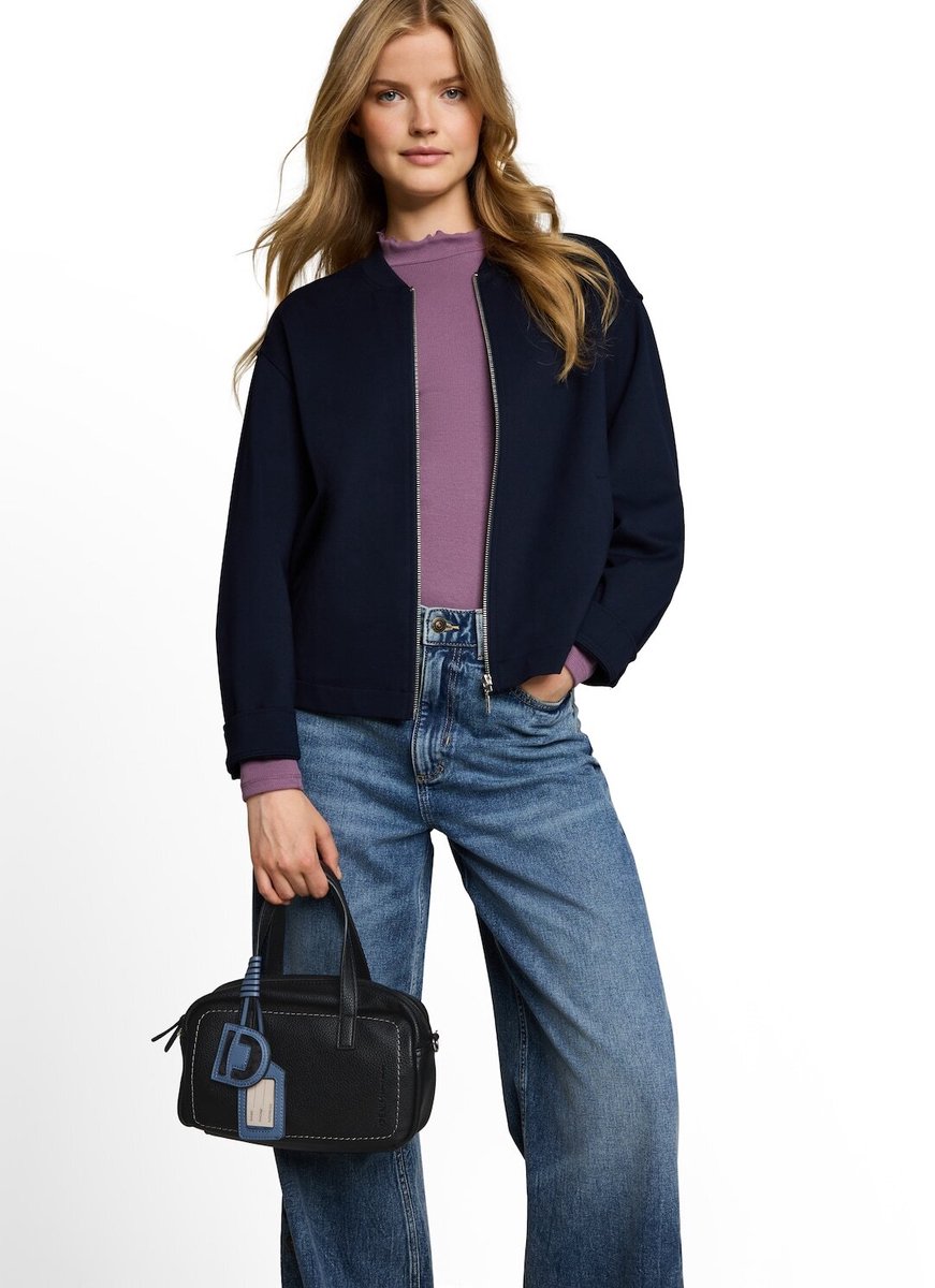 TOM TAILOR schoudertas handtas Irida Bowling Bag Black zwart
