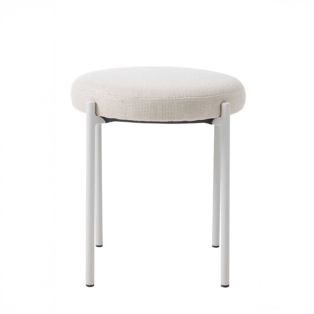 Giga Living Poef Pelican - Beige Stof - 43,5x44x48cm